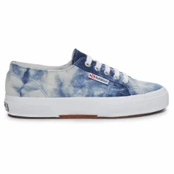 Baskets Lacets Tie and Dye Coton | Bleu