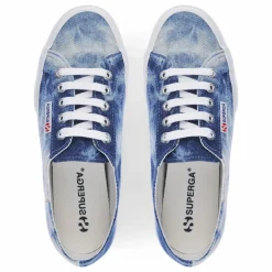 Baskets Lacets Tie and Dye Coton | Bleu
