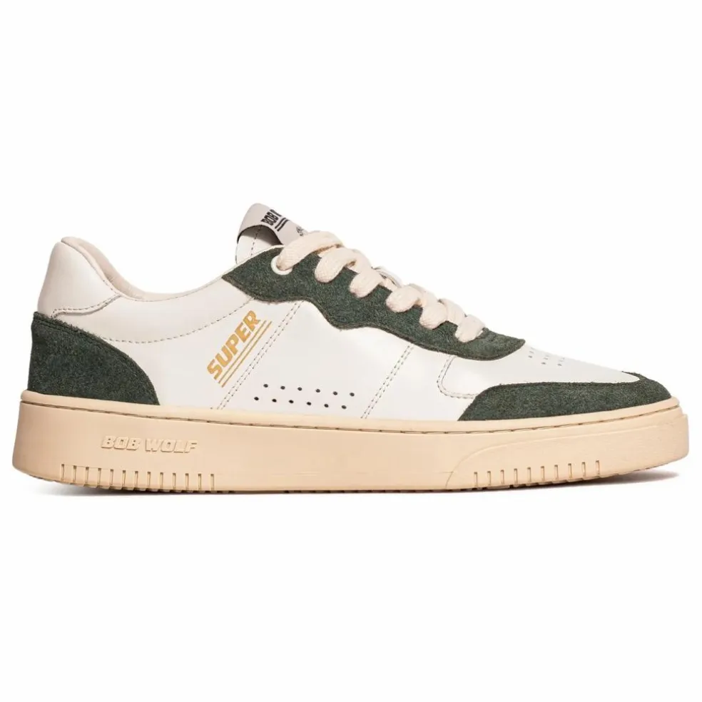 Baskets Legacy '76 Cuir et Suède | Vert foncé