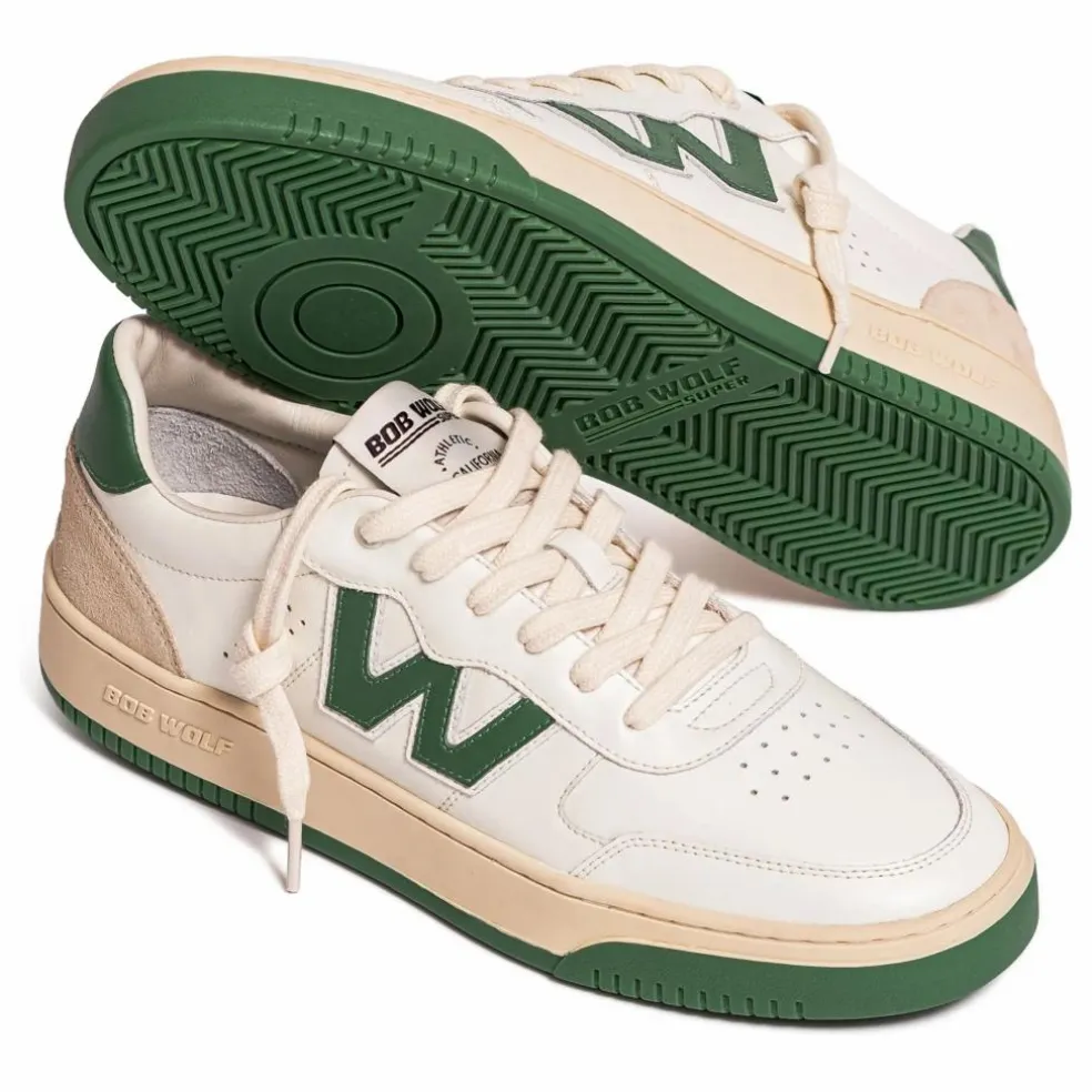 Baskets Legacy Cuir et Suède | Vert