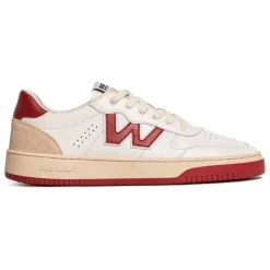 Baskets Legacy Cuir et Suède | Rouge
