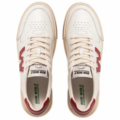 Baskets Legacy Cuir et Suède | Rouge