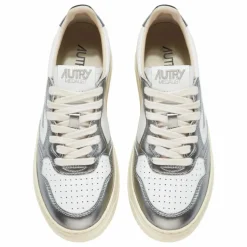 Baskets Medalist Low Cuir Bicolore | Gris anthracite