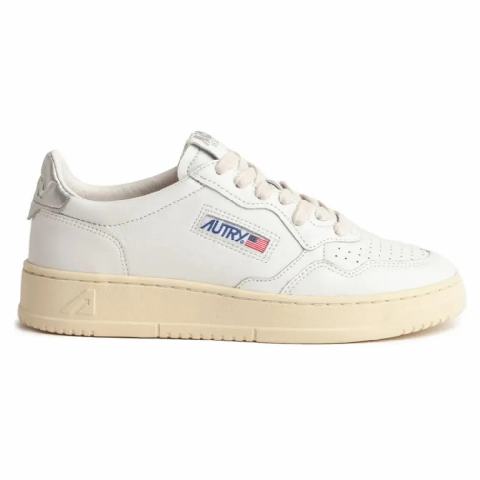 Baskets Medalist Low Cuir | Argenté