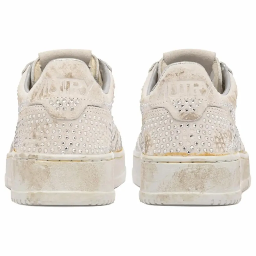 Baskets Medalist Low Strass | Crème