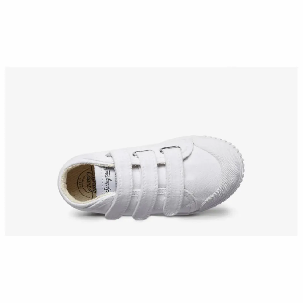 Baskets Montantes Scratchs B2 Canvas | Blanc