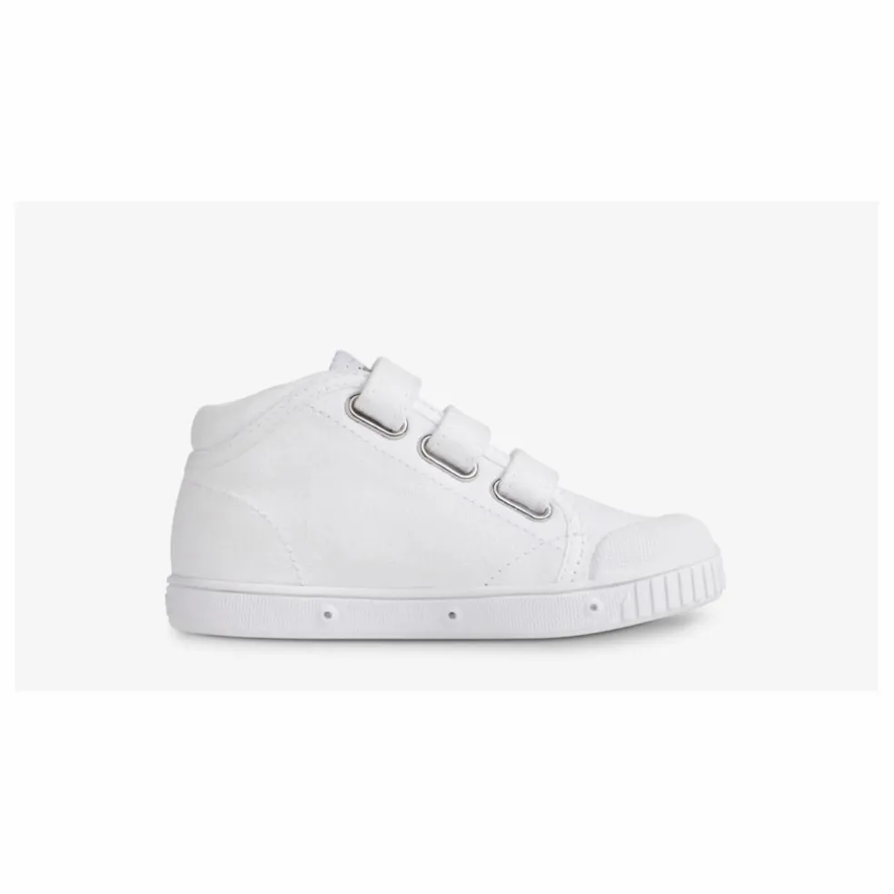 Baskets Montantes Scratchs B2 Canvas | Blanc
