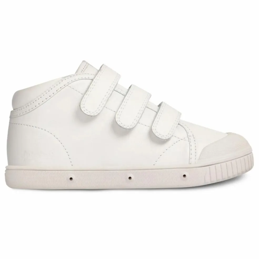 Baskets Montantes Scratchs B2 Nappa | Blanc