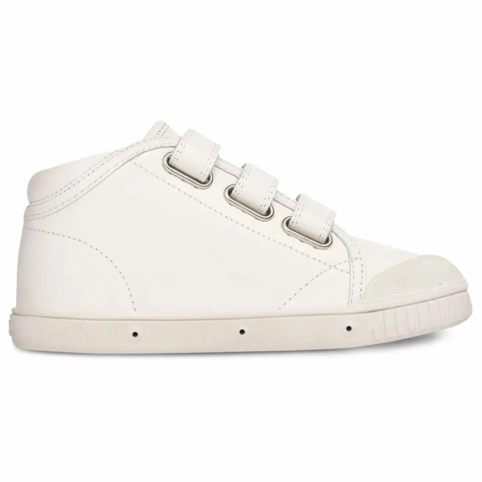 Baskets Montantes Scratchs B2 Nappa | Blanc