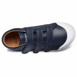 Baskets Montantes Scratchs B2 Nappa | Bleu marine