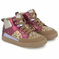 Baskets Mousse Bump Leopard | Rose fuschia