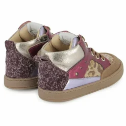 Baskets Mousse Bump Leopard | Rose fuschia