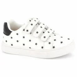 Baskets Scratchs Basil Etoiles | Blanc