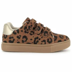 Baskets Scratchs Basil Leopard Velours | Brun