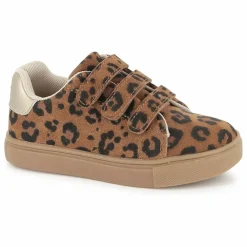 Baskets Scratchs Basil Leopard Velours | Brun