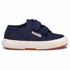 Baskets Scratchs Coton Basse | Bleu marine