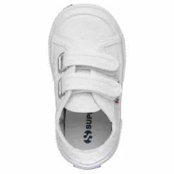 Baskets Scratchs Coton Basse | Blanc