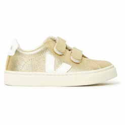 Baskets Scratchs Esplar Cuir | Doré