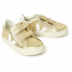 Baskets Scratchs Esplar Cuir | Doré