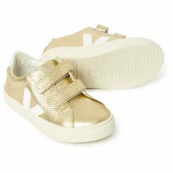 Baskets Scratchs Esplar Cuir | Doré