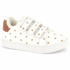 Baskets Scratchs Fur Basil Etoiles | Blanc