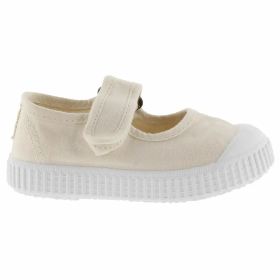 Baskets Scratchs Mercedes Tira Lona | Crème