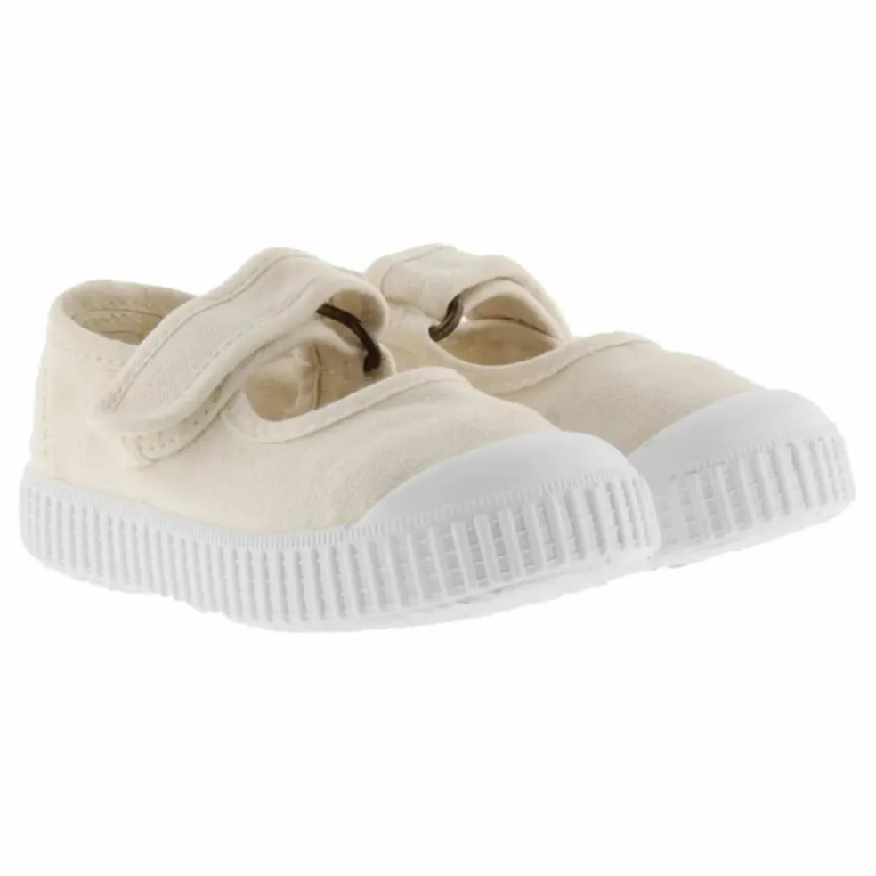 Baskets Scratchs Mercedes Tira Lona | Crème