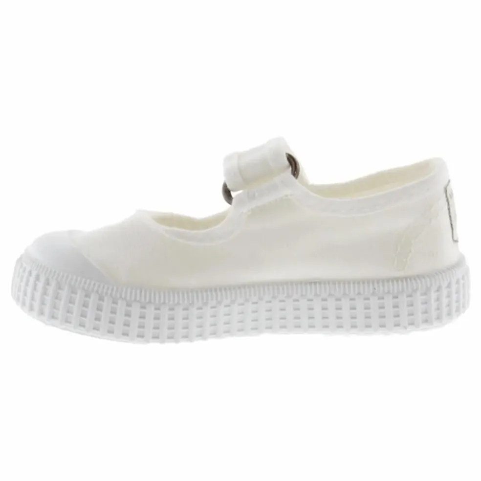 Baskets Scratchs Mercedes Tira Lona | Blanc