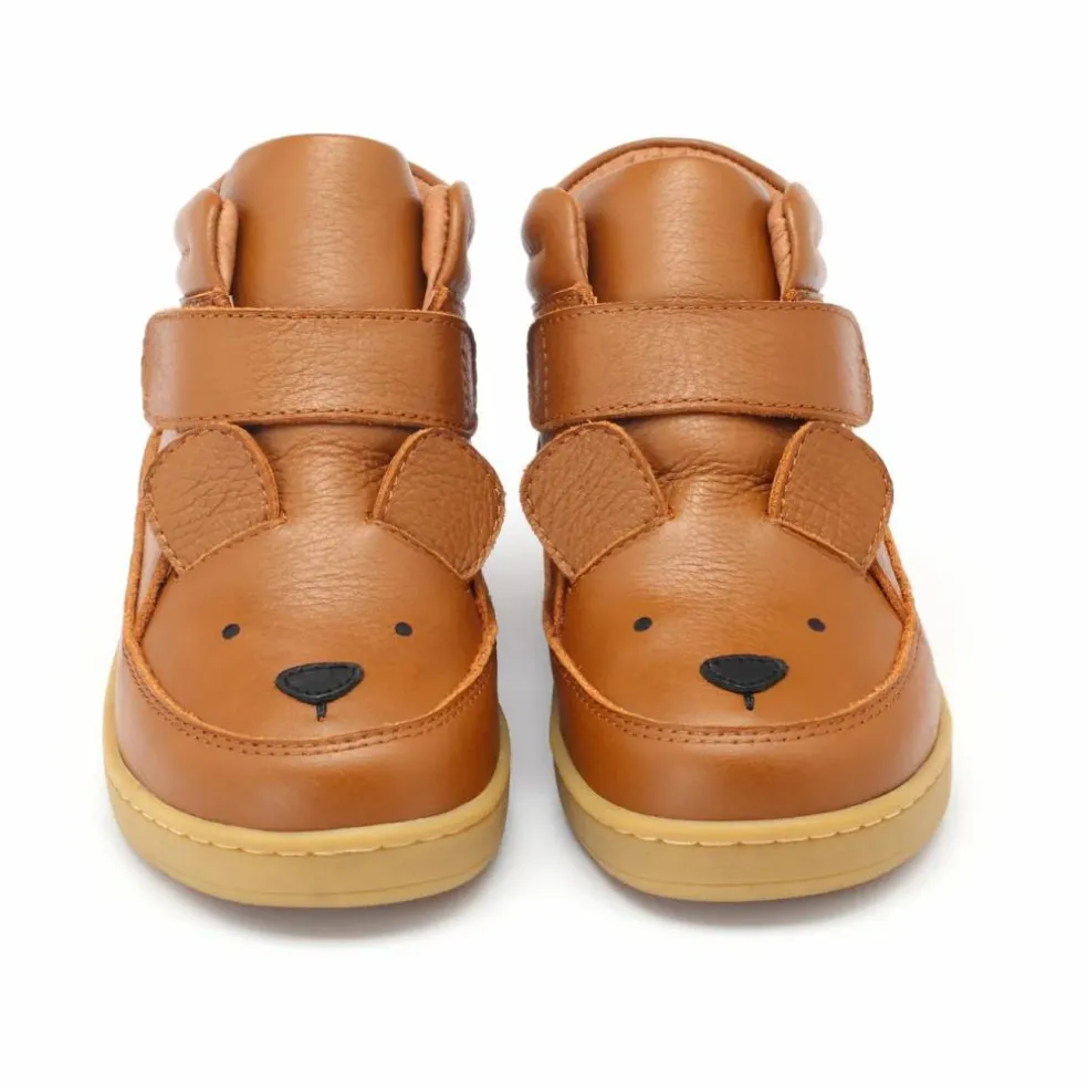 Baskets Scratchs Mika Ours | Cognac