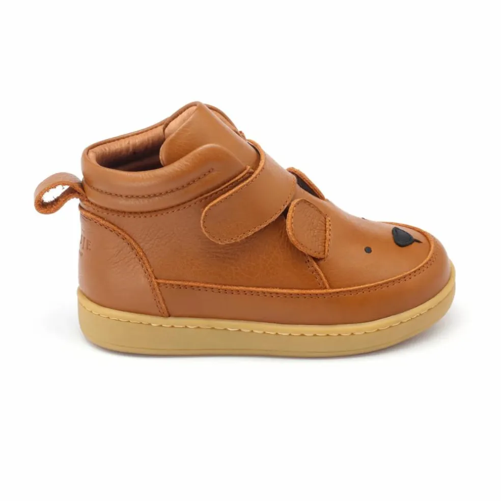 Baskets Scratchs Mika Ours | Cognac