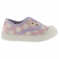 Baskets Scratchs Quadrillées Lona | Rose
