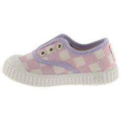 Baskets Scratchs Quadrillées Lona | Rose