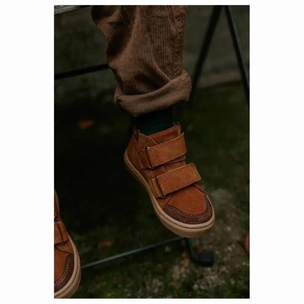 Baskets Scratchs Suede | Marron