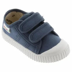 Baskets Scratchs Tiras Lona | Bleu