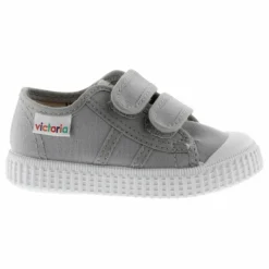 Baskets Scratchs Tiras Lona | Gris