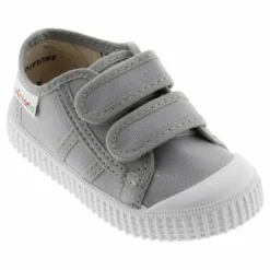 Baskets Scratchs Tiras Lona | Gris