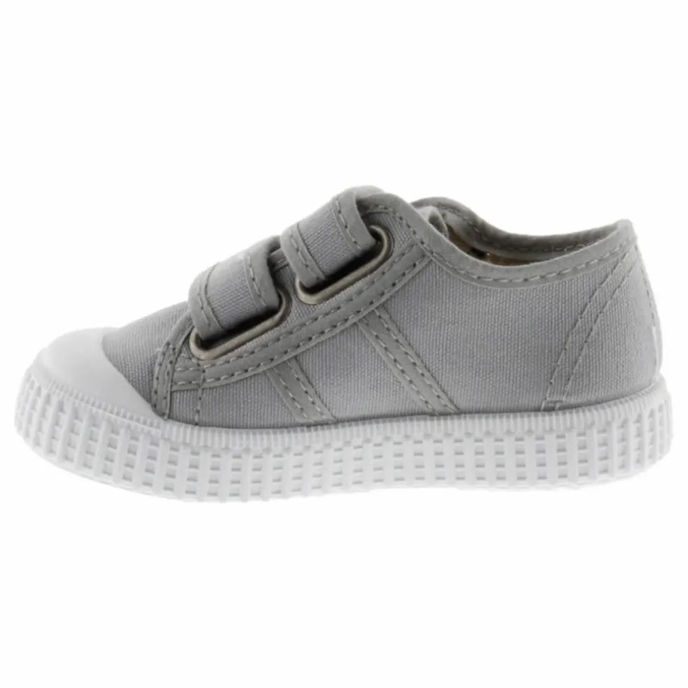 Baskets Scratchs Tiras Lona | Gris