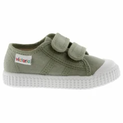 Baskets Scratchs Tiras Lona | Vert kaki