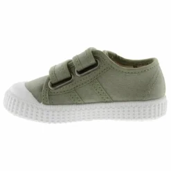 Baskets Scratchs Tiras Lona | Vert kaki