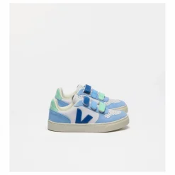Baskets Scratchs V-10 | Bleu ciel