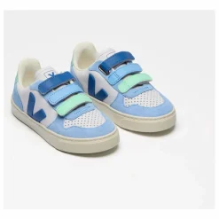 Baskets Scratchs V-10 | Bleu ciel