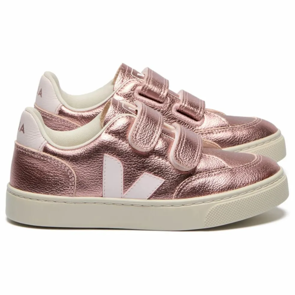 Baskets Scratchs V-12 | Or rose