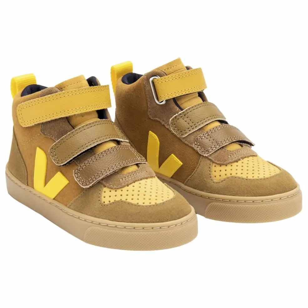 Baskets Scratchs V-10 Mid Suede | Camel