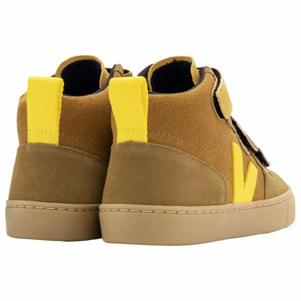 Baskets Scratchs V-10 Mid Suede | Camel
