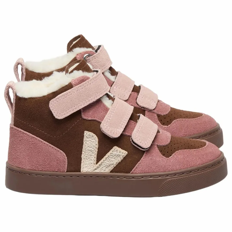 Baskets Scratchs V-10 Mid Winter Suede | Vieux Rose