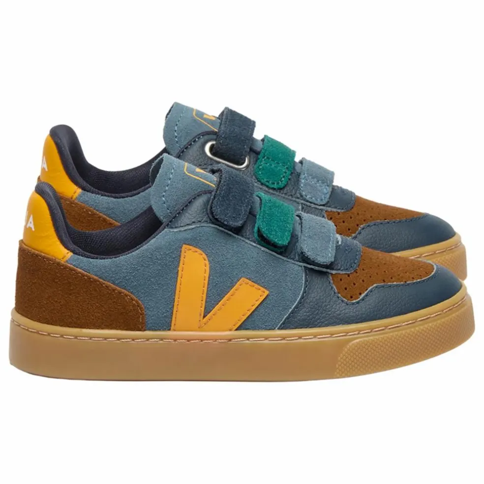 Baskets Scratchs V-10 Suede | Bleu