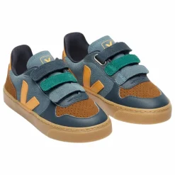 Baskets Scratchs V-10 Suede | Bleu