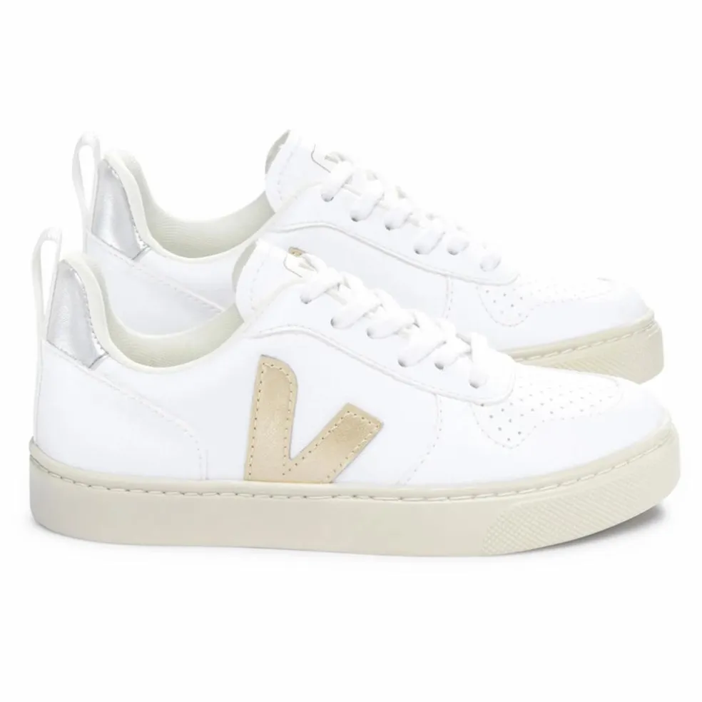 Baskets V-10 Lacets | Doré