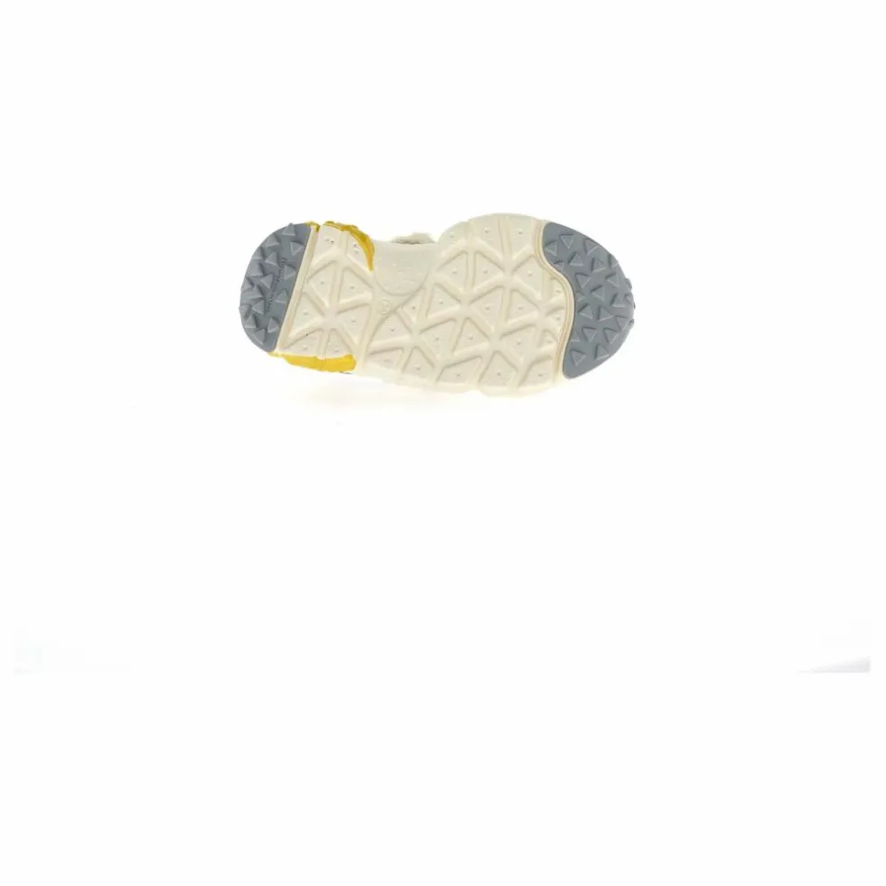 Baskets Yamano 3 Lacets Cuir Eco et Teddy | Taupe