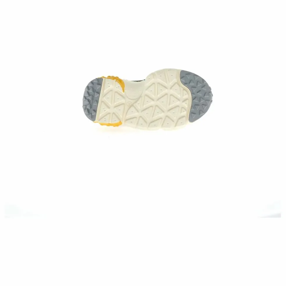 Baskets Yamano 3 Lacets Cuir Eco et Nylon | Lavande